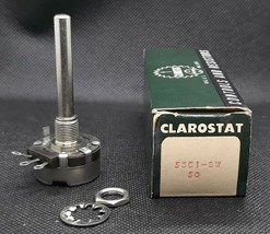 Clarostat 53C1-SW50 50k Ohm 2W Linear Taper Potentiometer - $12.99