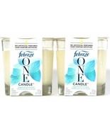(2) Febreze One Peppermint Rosemary No Artificial Perfumes Soy Candle 4.... - £19.60 GBP