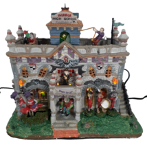 Lemax Spooky Town Horror High School Animated Lighted Sounds In Orginal Box - $140.24