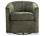 Aspen Beige/ Charcoal/ Forest Swivel Chair - $229.00
