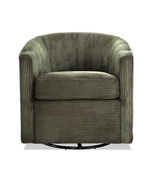 Aspen Beige/ Charcoal/ Forest Swivel Chair - $229.00