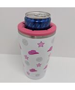 ORCA KIC Universal Can Bottle Insulator Pearl White w/ Disco Cowgirl Hat... - $17.45