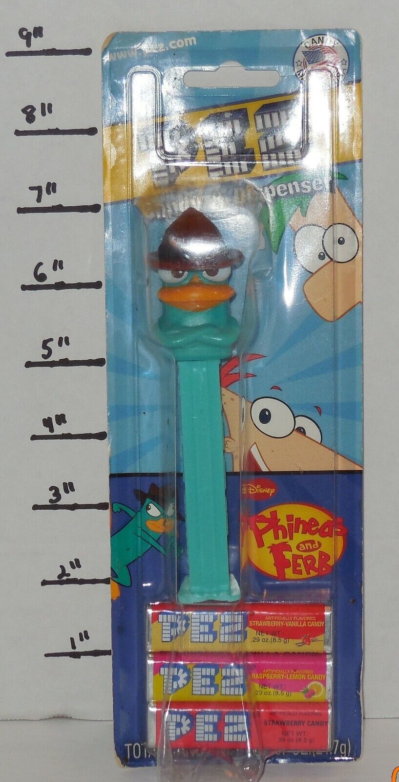 Primary image for PEZ Dispenser Disney Phineas & Ferb Perry The Platypus NIP