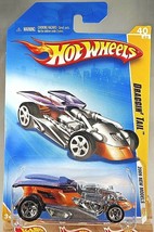 2009 Hot Wheels #40 New Models 40/42 DRAGGIN&#39; TAIL Orange-Purple w/Chrome 5 Sp - £5.89 GBP
