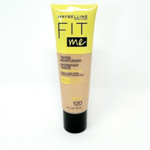 MAYBELLINE Fit Me TINTED MOISTURIZER Buildable #120 NEW - £8.29 GBP