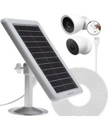 Solar Panel Charging for Google Next Cam Outdoor or Indoor Camera Built ... - £43.98 GBP