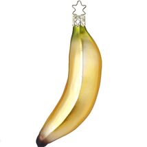 Inge Glas Banana German Glass Christmas Tree Ornament FREE BOX - $32.65