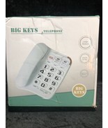 Big Keys Telephone White... New - $12.20 CAD