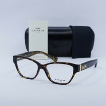 Coach HC6088 5394 Dark Havana 52mm Eyeglasses New Authentic - $53.06