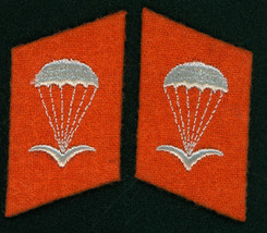 DDR, NVA, PARA, ENLISTED COLLAR INSIGNIA, EAST GERMANY, PARACHUTIST - $30.00