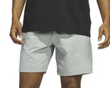 adidas Men&#39;s 7&quot; Essentials Americana Jersey Shorts Grey Heather-2XL - £16.23 GBP
