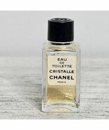 Chanel CRISTALLE Eau De Toilette Vintage Mini Splash Perfume EDT RARE - $903.01 MXN