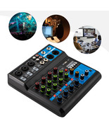 5 Channel Mixing Console Studio Audio Bluetooth Dj Live Ktv Mixer Sound ... - £69.33 GBP