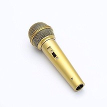 Microphone Costume accessory Gold Unisex - £21.90 GBP