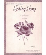 Spring Song [Sheet music] Felix Mendelssohn and Hugo Frey - $163.07 MXN