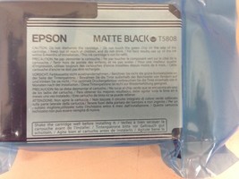 New Genuine Epson T5808 Matte Black Ink Tank In Bag Stylus Pro - $19.22