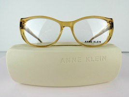 Anne Klein AK 5070 (727) Honey Crystal 52-16 135 Eyeglass Frames - £41.85 GBP