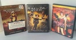 Resident Evil 3 DVD Lot Extinction, Original, After Life Special Features Bonus - £7.11 GBP