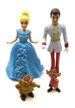 Disney Princess Cinderella, Prince Charming, Mice, Magiclip Polly Pocket Little - £14.35 GBP