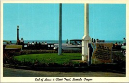 Postcard End of Lewis and Clark Trail Seaside Oregon 1950&#39;s - £4.71 GBP