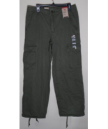 Levi&#39;s Women&#39;s 94 Baggy Cargo 100% Cotton Pants Jeans Army Green 30 X 30... - $40.62 CAD