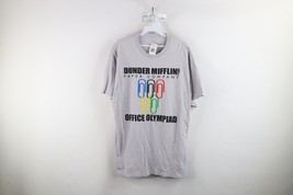 Deadstock Y2K The Office Mens Size Large Spell Out Office Olympiad T-Shi... - $19.75