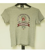 Boston Red Sox MLB Baseball 2007 World Series Champions Grey Tee Shirt L... - $20.95