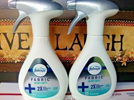 Febreze Fabric Refresher Crisp Cl EAN Scent Heavy Duty 2 Bottles 16.9 Oz Each - £12.65 GBP