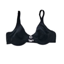 36C Ellen Tracy Underwire Bra ~ Black ~Adjustable Straps - £10.60 GBP