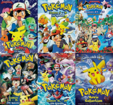 Pokemon Series (Season 1 - 25 + 21 Movies) Dvd All Region Usa English Version - £259.50 GBP