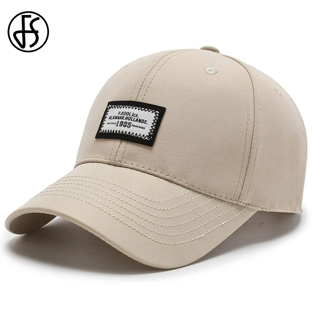 FS 2023 Brand Beige Women Baseball Cap Autumn Casual Street Hip Hop Caps For Men - £13.81 GBP