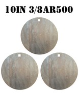 10in. 3/8in. AR500 Hardened Metal Gongs-Steel Shooting Range NRA Pistol ... - $2,194.86 MXN
