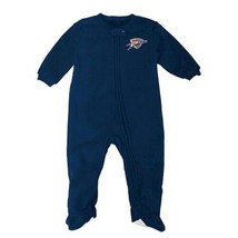 Oklahoma City Thunder Baby Boys&#39; Team Logo WARM Sleeper PJS Pajamas 6-9 ... - $2.62