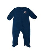 Oklahoma City Thunder Baby Boys&#39; Team Logo WARM Sleeper PJS Pajamas 6-9 ... - £2.27 GBP