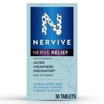 Nervive Nerve Relief For Aches, Weakness &amp; Discomfort, 30 tab Exp 09/2024 - £14.95 GBP