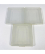 3 Official Genuine Nintendo Game Boy Clear Plastic Clamshell Case Covers... - $10.36