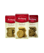 Archway Classics Soft Molasses, Soft Oatmeal &amp; Crispy Windmill Cookies, ... - £21.14 GBP
