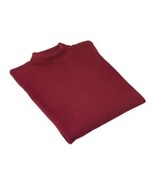 Men PRINCELY Soft Comfort Merinos Wool Sweater Knits Mock 1011-00 Cranberry - $1,312.68 MXN
