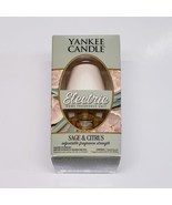 Yankee Candle Electric Home Fragrance Oil Diffuser Unit Sage &amp; Citrus Ne... - $329.17 MXN