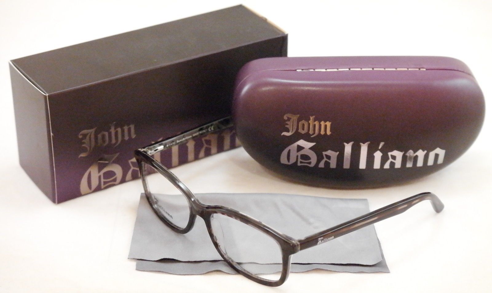 Authentic John Galliano Eyeglasses Frame JG5011 055 Acetate Havana Brown News - £125.89 GBP