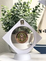 US Army Veteran Challenge Coin Copper Come With 3D Display Case - $13.95