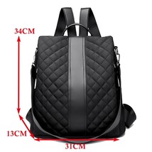 Casual Anti-theft Women&#39;s Simple Backpack PU Ox Fashion  Bags For Teenagers Girl - £62.72 GBP