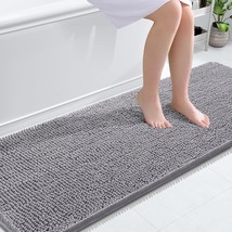 OLANLY Bathroom Rugs 70x24, Extra Soft Absorbent Chenille - £52.47 GBP