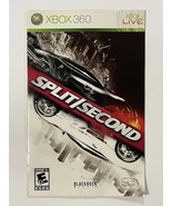 XBOX 360 - SPLIT SECOND (Replacement Manual) - $13.70 CAD