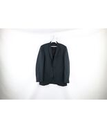 Vintage 70s Streetwear Mens 44L Wool One Button Suit Coat Sport Jacket G... - $44.50