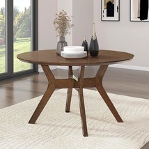 Lexicon Carlo Round Dining Table, Light Oak - £475.60 GBP