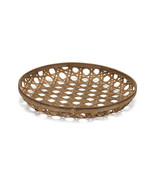 22&quot; Brown Round Bamboo Vanity Tray - $2,095.91 MXN