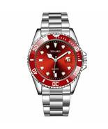 NEW Analogue Quartz Men Wrist RED Watch Watches Fashion Sports Boys UK - £15.79 GBP