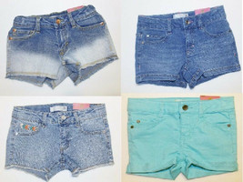 Route 66 Girls Shorty Jean Shorts 4 Choices Adj. Waist Sizes 6, 7 or 8 NWT - £8.84 GBP