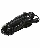 96-1262  25&#39; EXTENSION CORD CURLY HEADPHONE STEREO 3 CONDUCTOR PLUG ON O... - $203.72 MXN